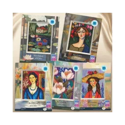 Набор для вышивания крестиком "Откровение цвета" 10x13 см RTOC441