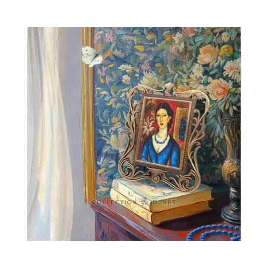 Kryželiu siuvinėjimo rinkinys "Spalvos apreiškimas" 10x13 cm RTOC441