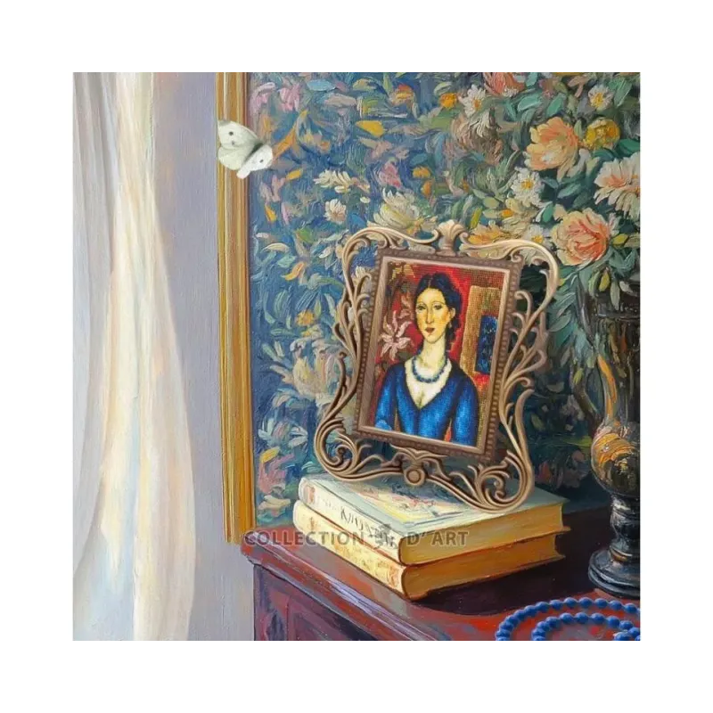 Kryželiu siuvinėjimo rinkinys "Spalvos apreiškimas" 10x13 cm RTOC441