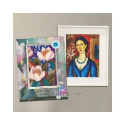 Kit de point de croix "Révélation de la couleur" 10x13 cm RTOC441