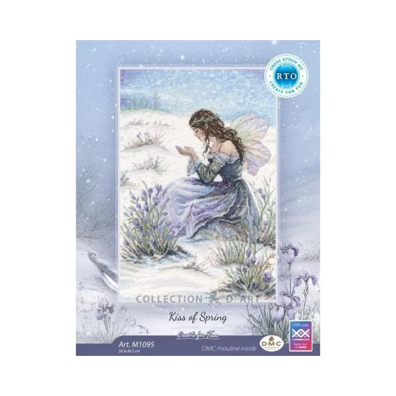Cross-stitch kits "Kiss of Spring" 24,5x36,5 cm RTOM1095