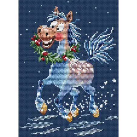 Kit point de croix compté "Porteuse de Chance" CDABC8137