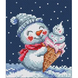 Набор для вышивания крестом "Снежное угощение" CDABC8131