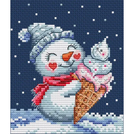 Zählkreuzstich-Set "Snowy Treat" CDABC8131