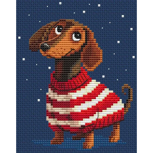 Counted cross stitch kit "Adventurers in Stripes" CDABC8125