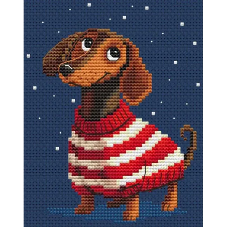 Counted cross stitch kit "Adventurers in Stripes" CDABC8125