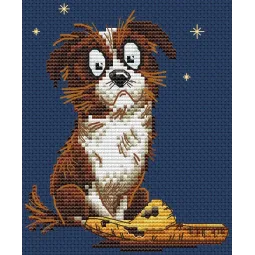 Набор для вышивания крестом "Дружелюбный гав!" CDABC8122