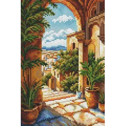 Kit point de croix compté "Soleil du Sud" CDABC8108