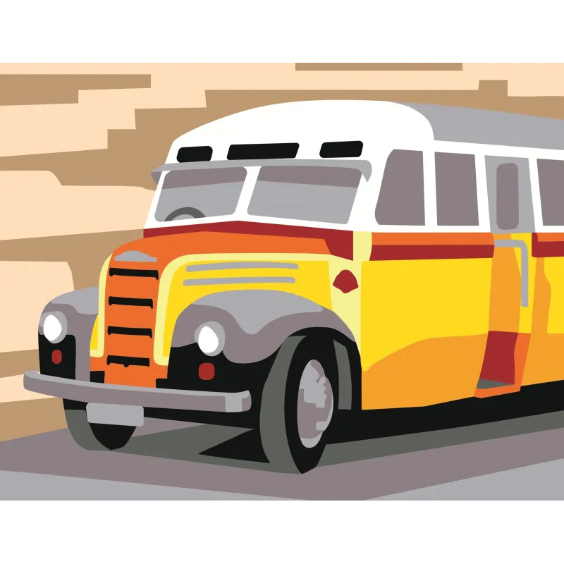 Gobelenų rinkinys su spausdintu drobele 18x14 CDA3025K