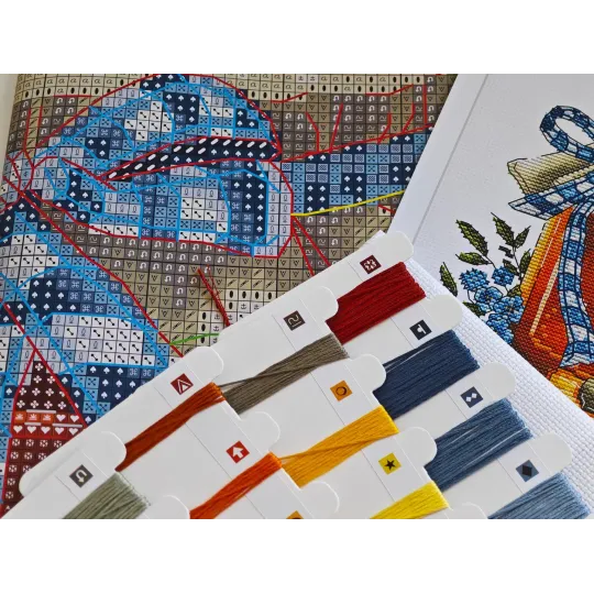 Kit point de croix "Douceurs maison" 20,64 x 17,46 cm AVA-P150