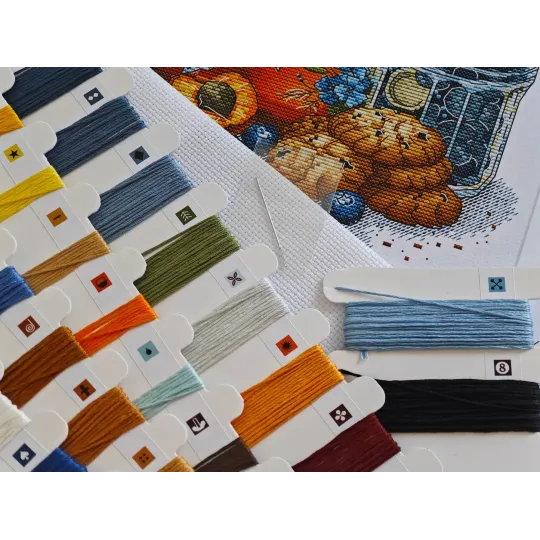 Kit point de croix "Douceurs maison" 20,64 x 17,46 cm AVA-P150