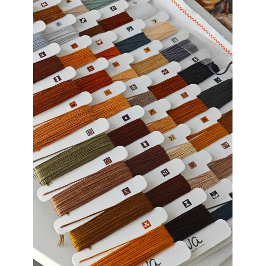 Kreuzstich-Set "Der Krieger und der Wolf" 31,75 x 31,75 cm AVA-P076