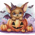 Cross stitch kit "Halloween" 23.81 x 21.91 cm AVA-P061