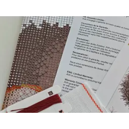 Kit de point de croix "Souris conte de fées d'automne" 20.80 x 19.84 cm AVA-P012