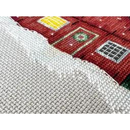 Набор для вышивания крестиком "Красный дом" AVA-P004