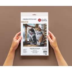 Тепло домашнего очага - Набор для вышивания крестиком AVA-P120