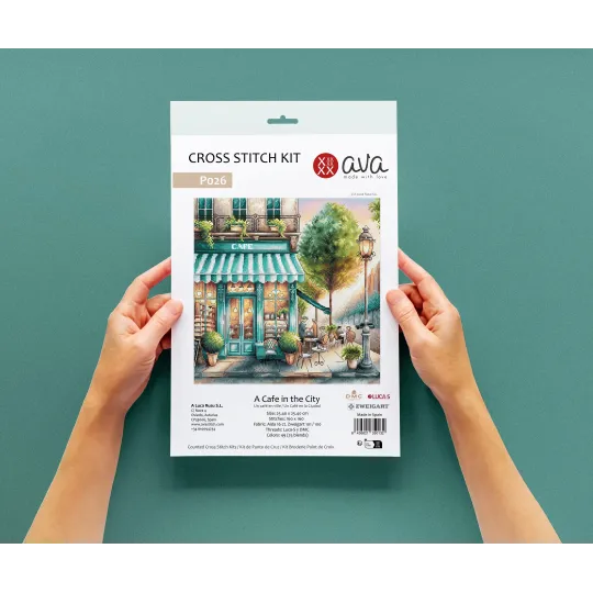 A Coffee in Town - Cross Stitch Kit AVA-P026