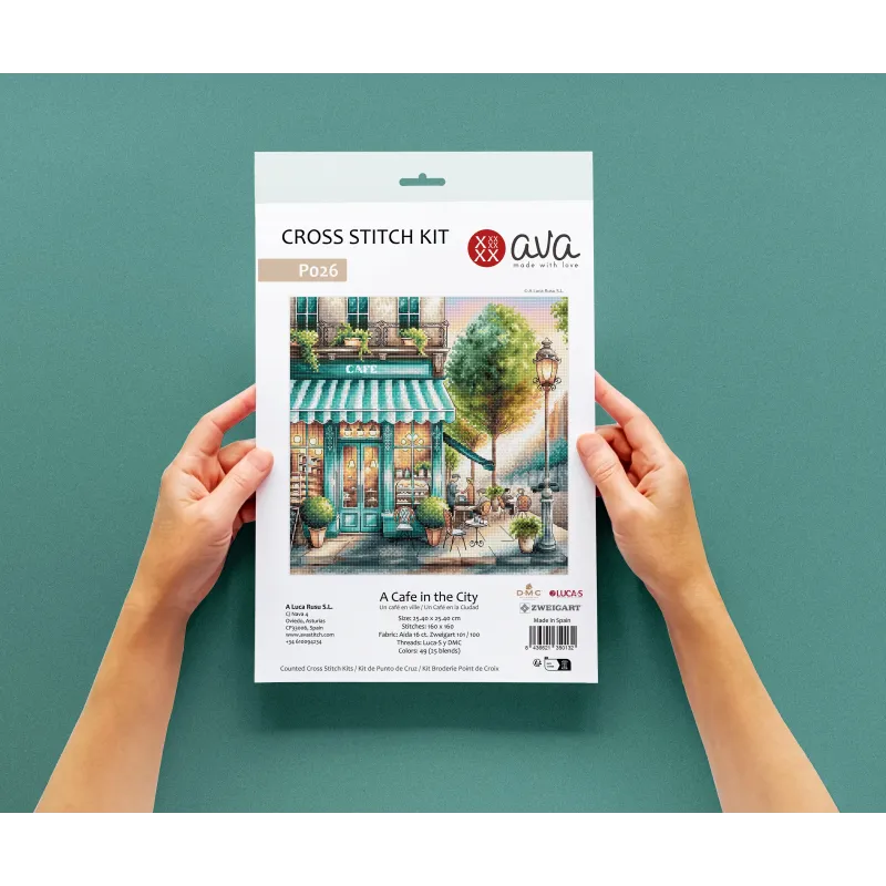 A Coffee in Town - Cross Stitch Kit AVA-P026