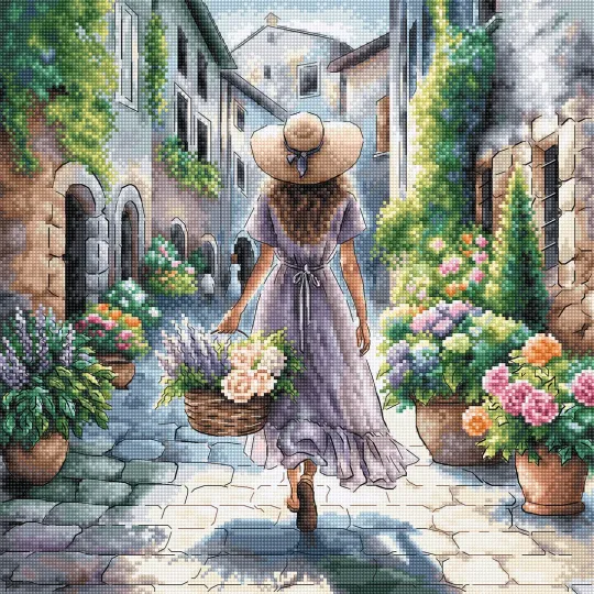 The Scent of Flowers - Cross Stitch Kit AVA-P110