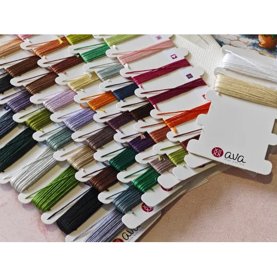 Gėlių kvapas - kryželiu siuvinėjimo rinkinys AVA-P110