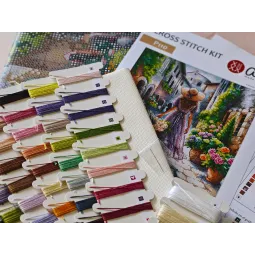 Le parfum des fleurs - Kit de point de croix AVA-P110