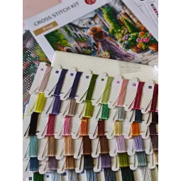 Le parfum des fleurs - Kit de point de croix AVA-P110