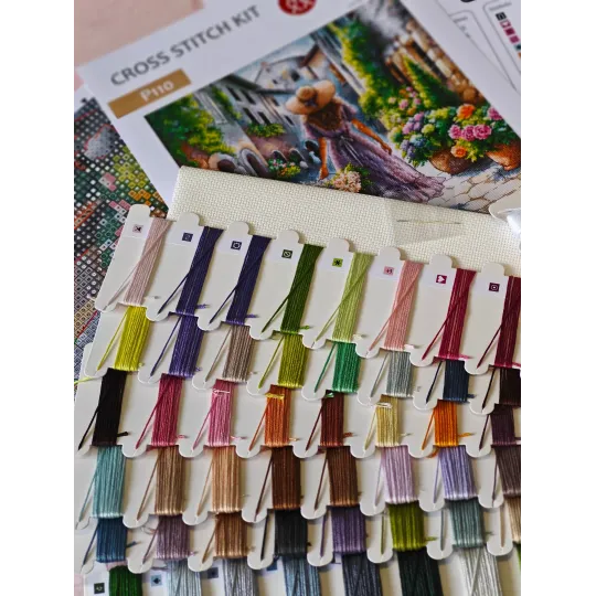 Der Duft der Blumen - Kreuzstich-Set AVA-P110