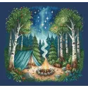 Camp in the Forest - Cross Stitch Kit AVA-P038