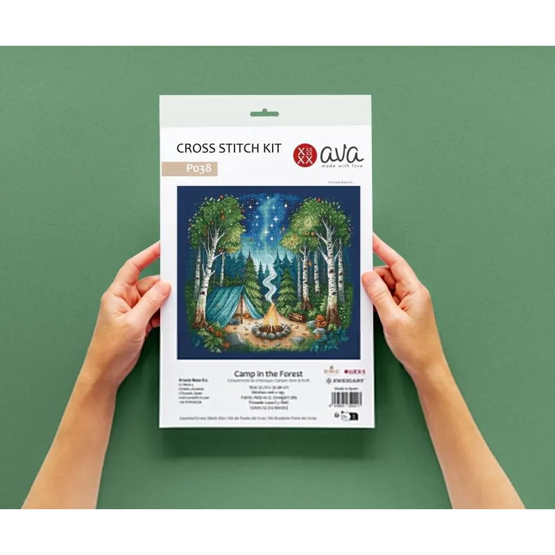 Camp in the Forest - Cross Stitch Kit AVA-P038