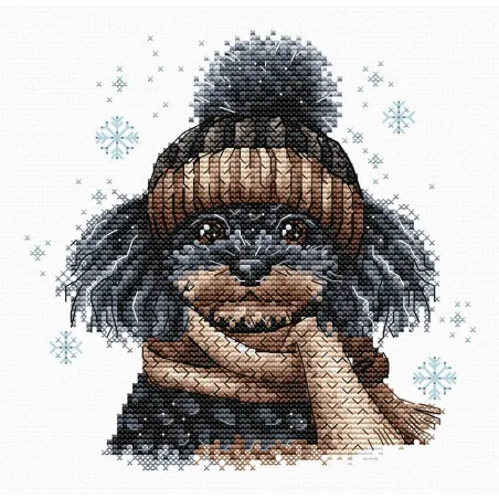 Pudelis - Kryželiu siuvinėjimo rinkinys AVA-P039