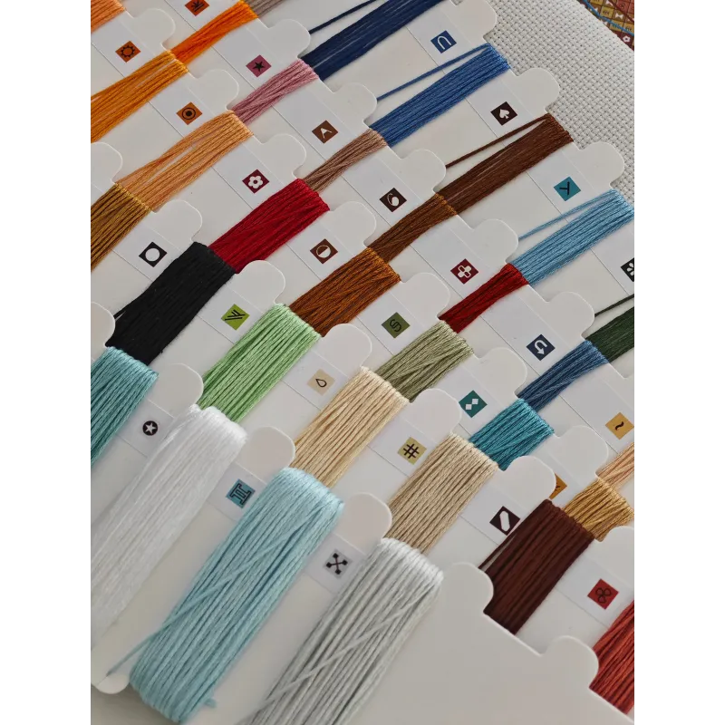 Sodo dama - Kryželiu siuvinėjimo rinkinys AVA-P148