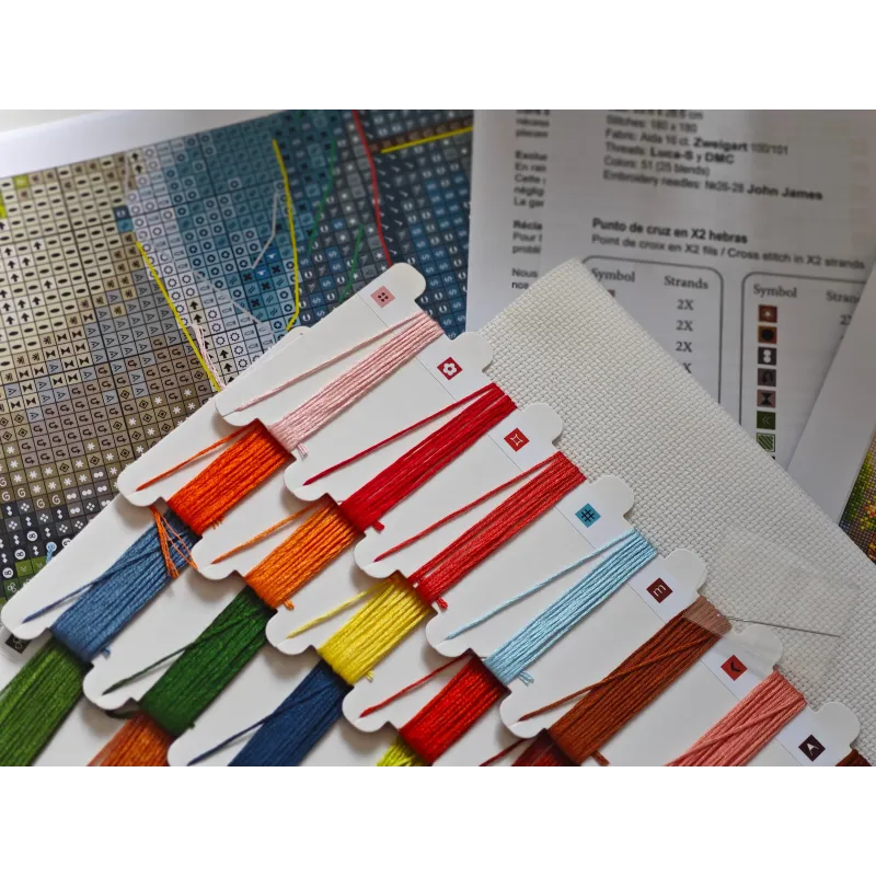 Синий Веспа - Набор для вышивания крестиком AVA-P168