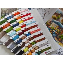 Die Blaue Vespa - Stickereiset AVA-P168