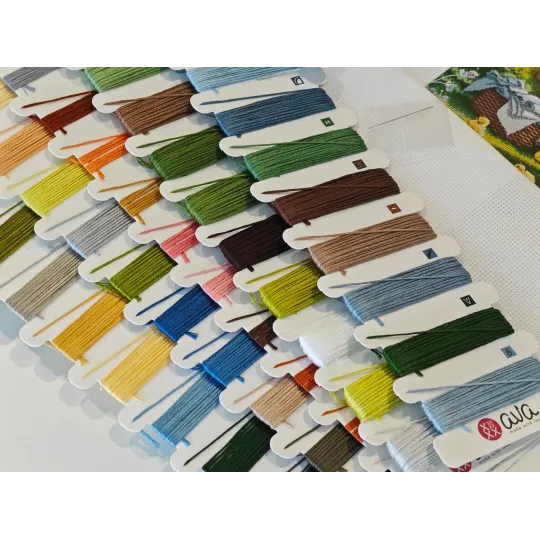 Весна на ферме - Набор для вышивания крестиком AVA-P159