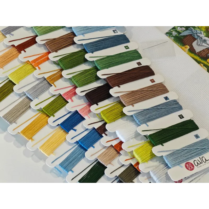 Весна на ферме - Набор для вышивания крестиком AVA-P159