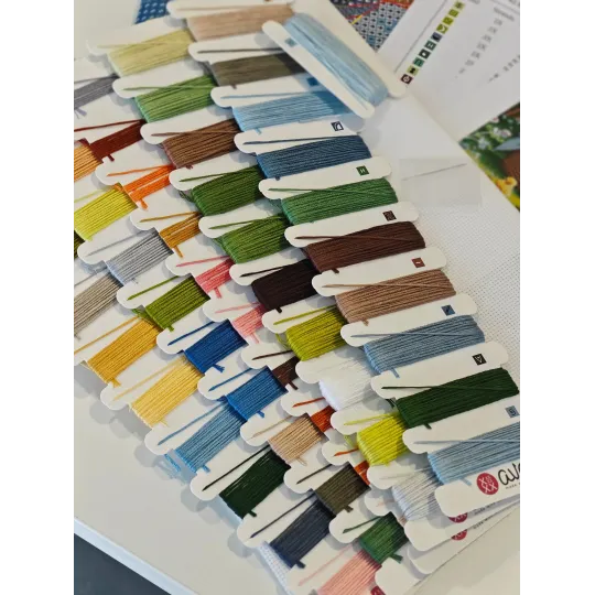 Pavasaris ūkyje - Kryželiu siuvinėjimo rinkinys AVA-P159