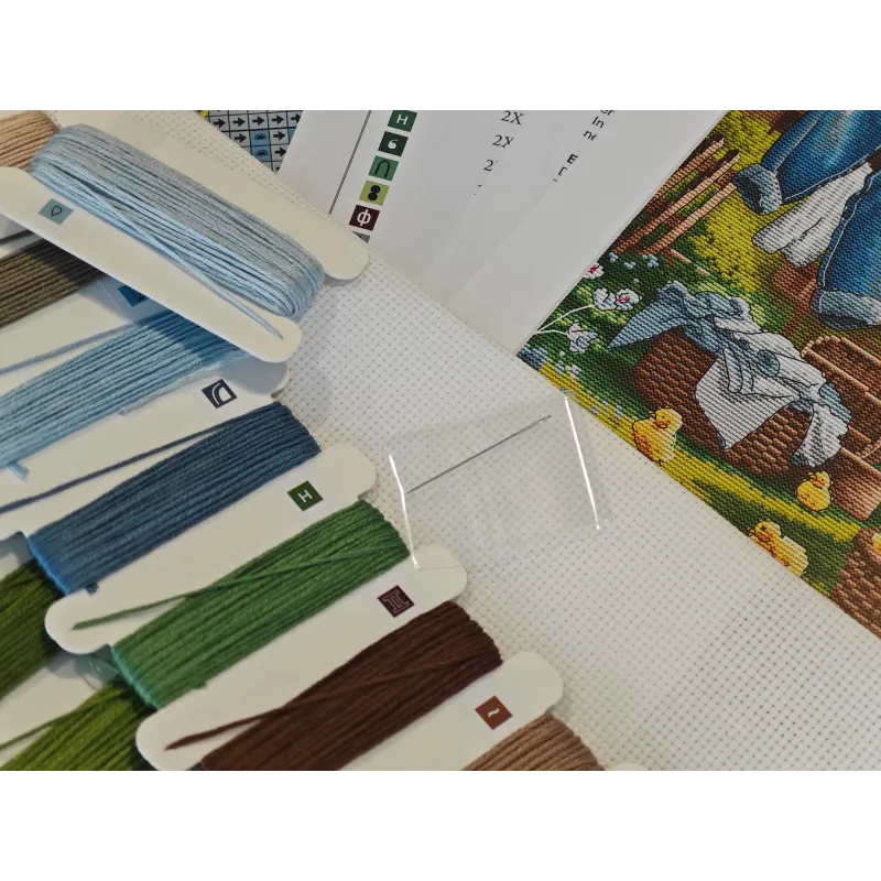 Spring at the Farm - Cross Stitch Kit AVA-P159