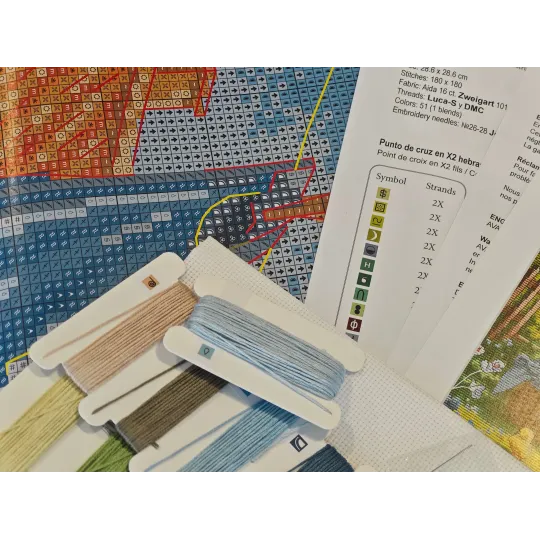 Весна на ферме - Набор для вышивания крестиком AVA-P159