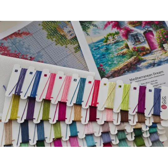 Средиземноморская мечта - Набор для вышивания крестом AVA-P133