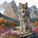 Majestic Wolf - Cross Stitch Kit AVA-P098