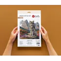 Величественный волк - набор для вышивания крестиком AVA-P098
