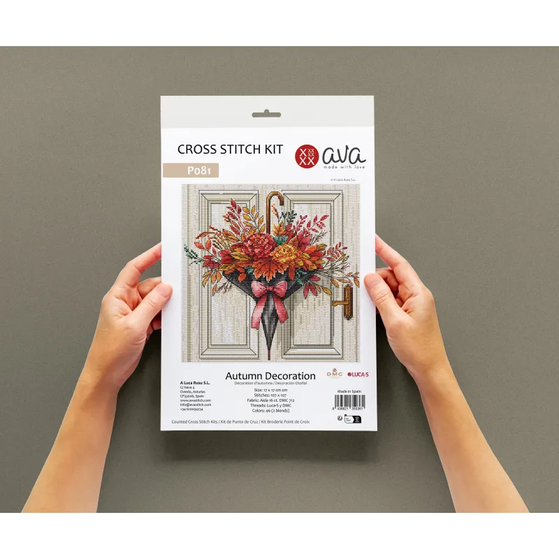 Décor Automnal - Kit de Point de Croix AVA-P081