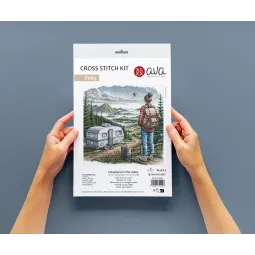 Nuotykis slėnyje - Kryželiu siuvinėjimo rinkinys AVA-P065