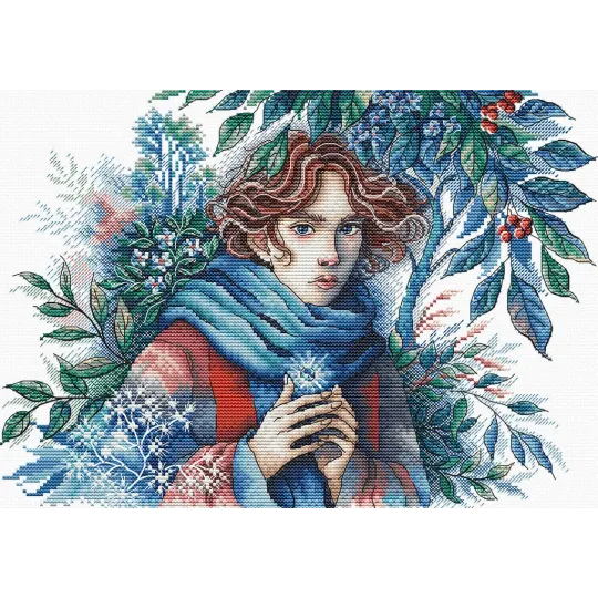 Le Visage de l'Hiver - Kit de Point de Croix AVA-P063