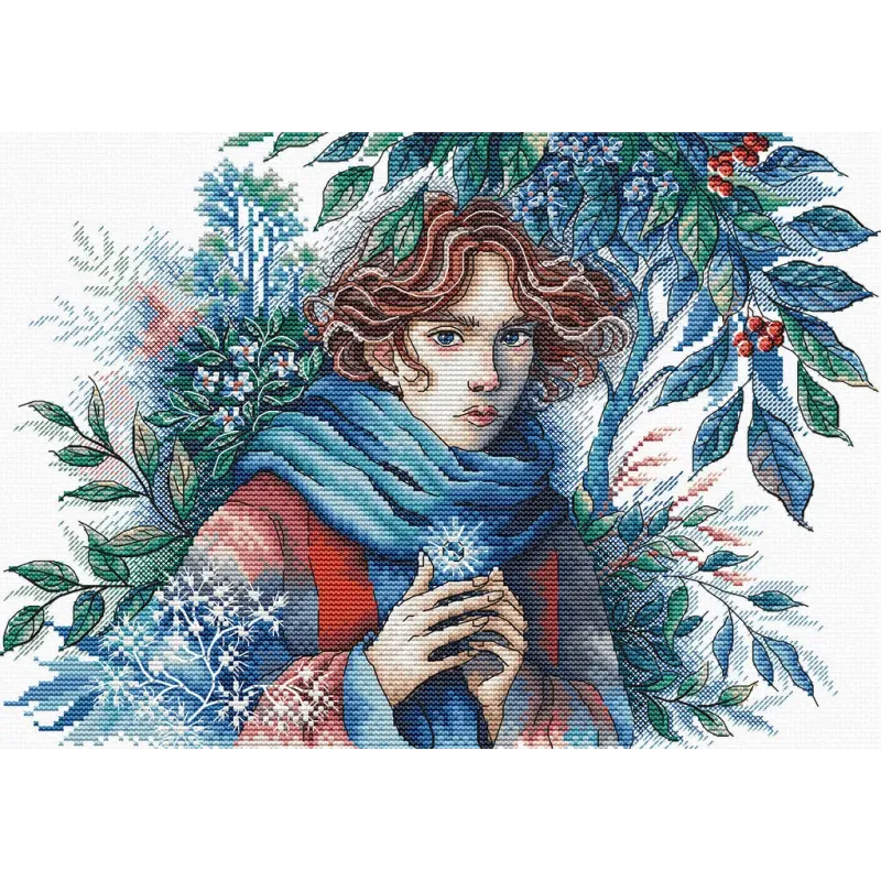 The Face of Winter - Cross Stitch Kit AVA-P063