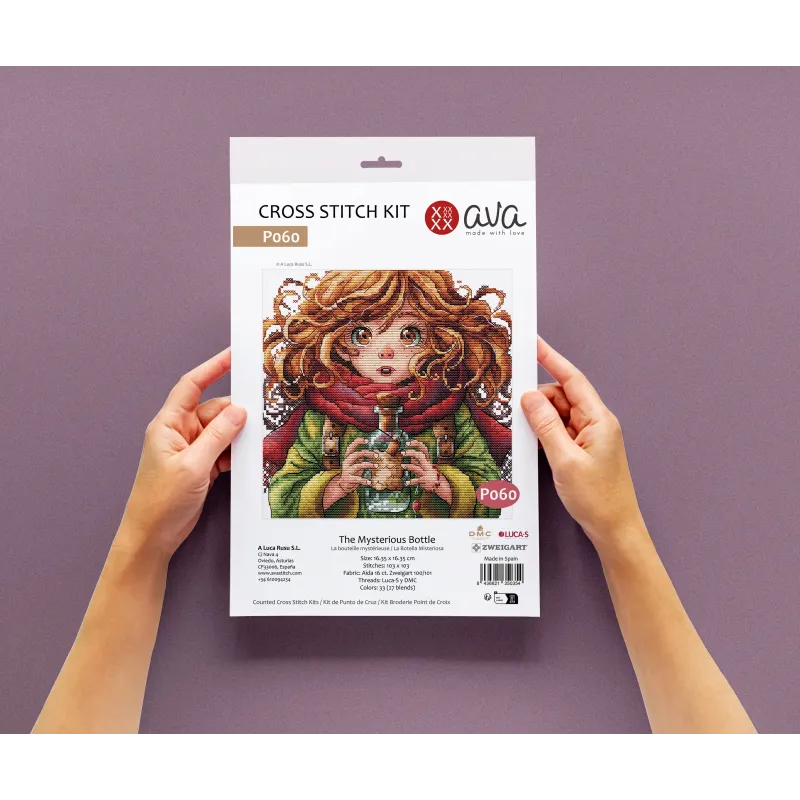 The Mysterious Bottle - Cross Stitch Kit AVA-P060