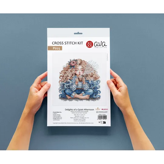 Ramios popietės malonumai - kryželių rinkinys AVA-P025