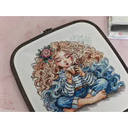 Délices d'un après-midi tranquille - Kit de point de croix AVA-P025