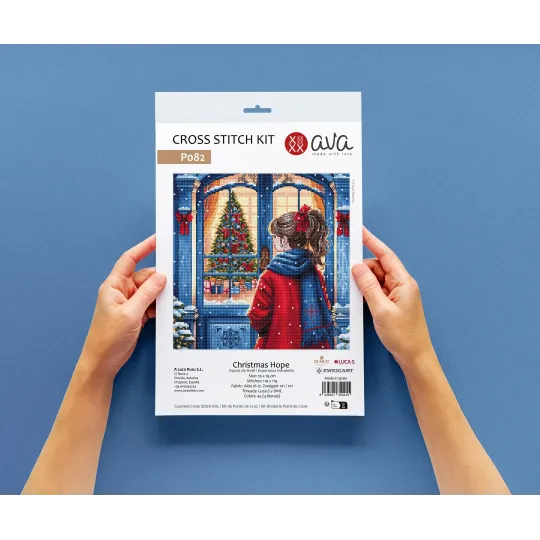 Weihnachtshoffnung - Kreuzstich-Set AVA-P082