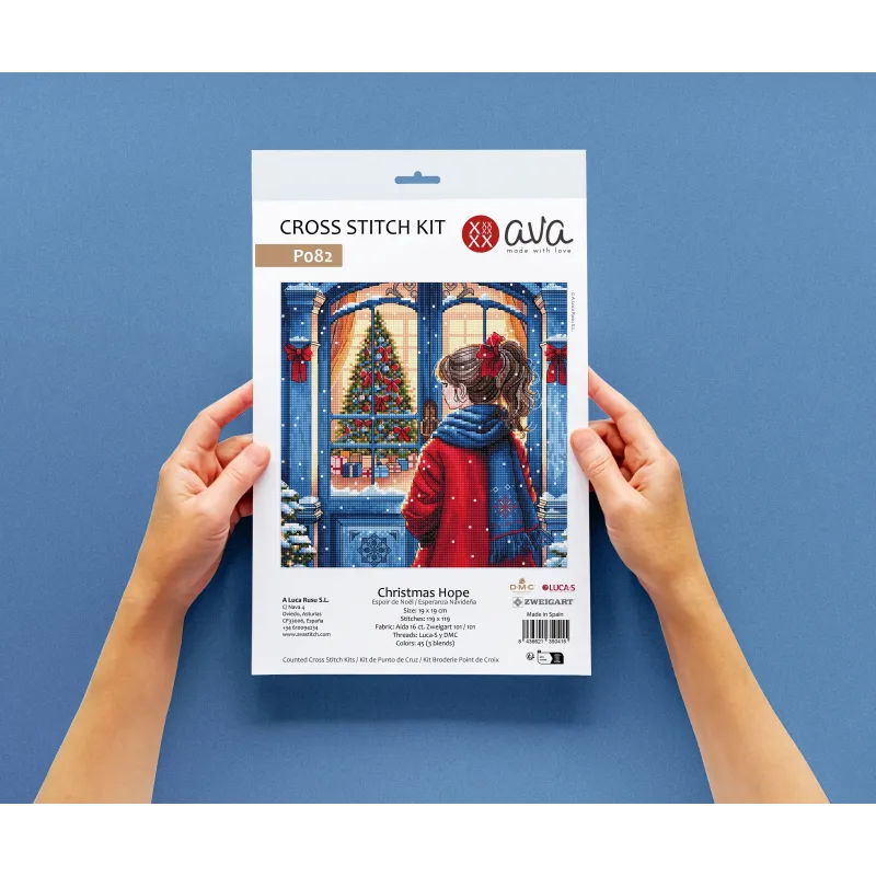 Рождественская надежда - набор для вышивания крестом AVA-P082